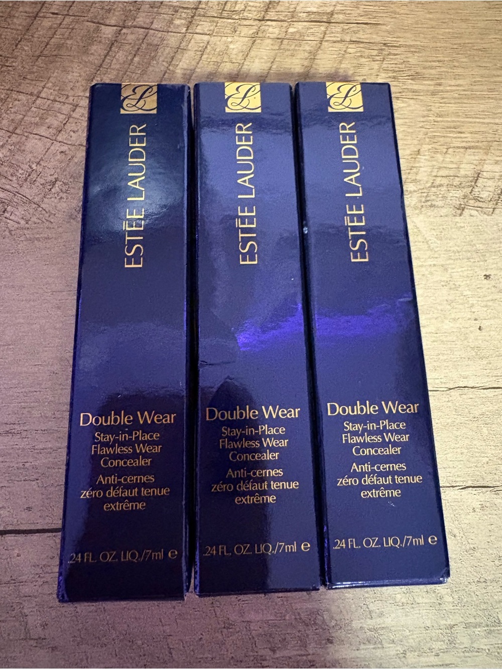 Bundle 3 NEW Estée Lauder double wear stay in place flawless concealer shade 07